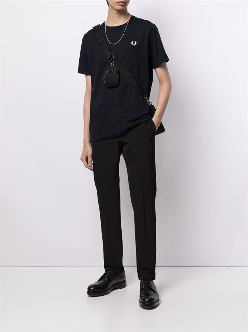 T-shirt uomo manica corta navy FRED PERRY | M1600608